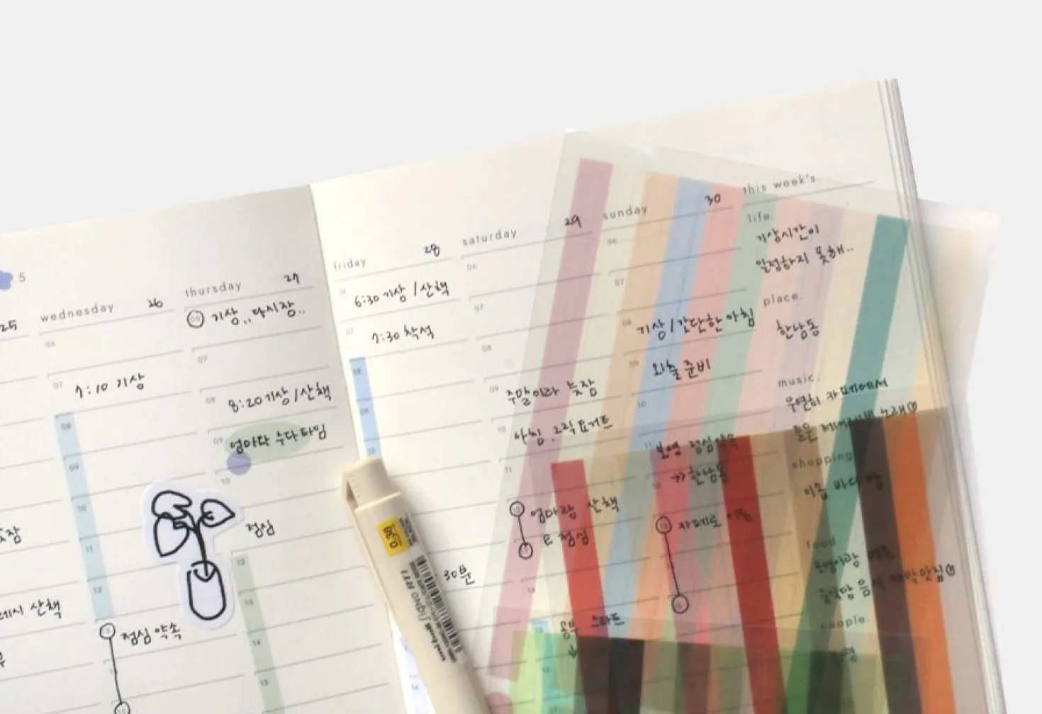 See-through Layer Deco Sticker