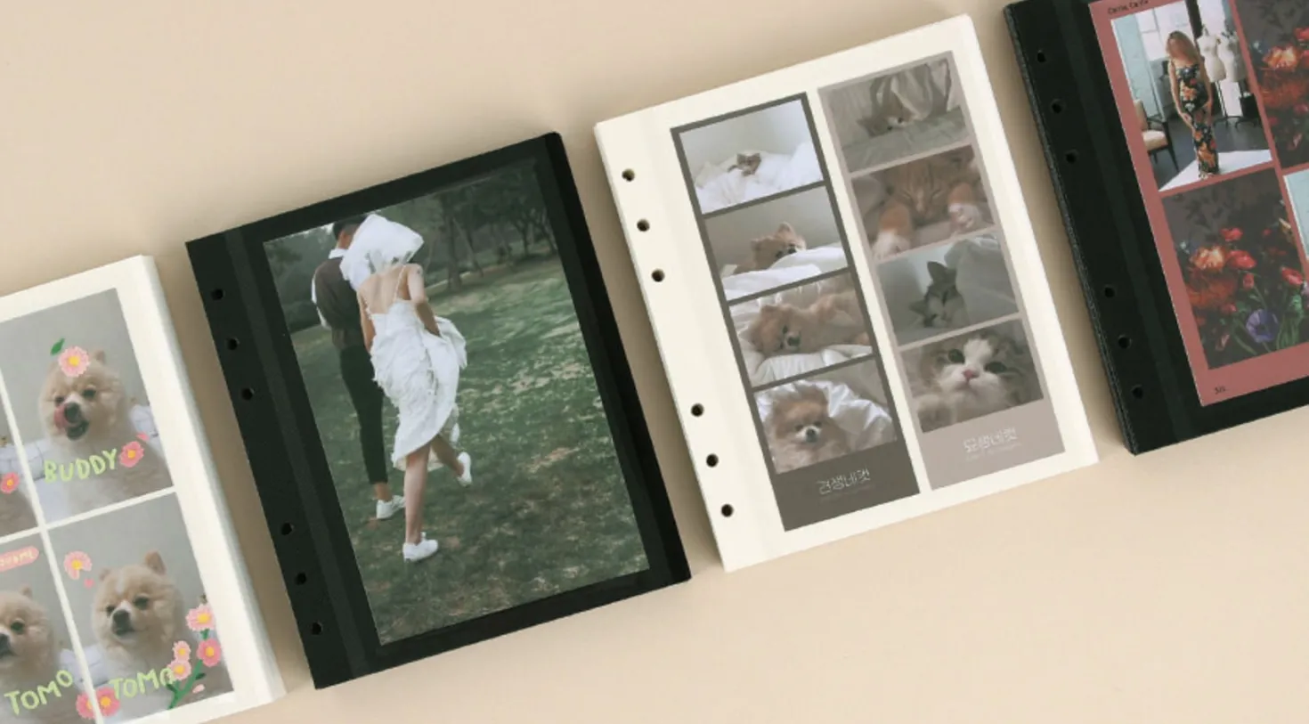 Self-adhesive 6 Ring A6 Wide Photo Album Refill