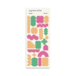 Shape Pigment See-through Sticker