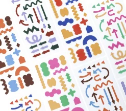 Shape Pigment See-through Sticker