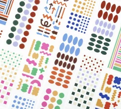 Shape Pigment See-through Sticker