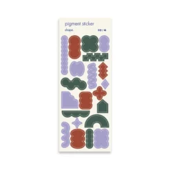 Shape Pigment See-through Sticker