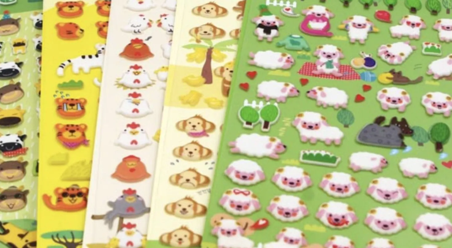 Sheep Emoji Puffy Sticker