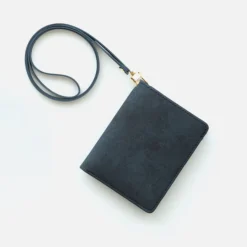 Simple Ash Wallet + Neck Strap Set