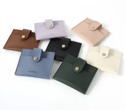 Simple Button Half Wallet