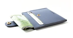Simple Button Half Wallet