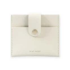 Simple Button Half Wallet