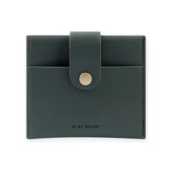 Simple Button Half Wallet