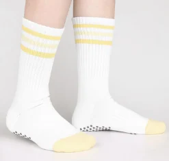 Simple Non-slip Athletic Crew Socks
