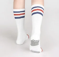 Simple Non-slip Athletic Crew Socks