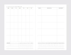 Simple Quarterly Study Planner