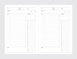 Simple Quarterly Study Planner