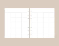 Simple 6 Ring A6 Wide Note Refill