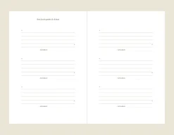 Slim Book Lover's Archive Reading Journal