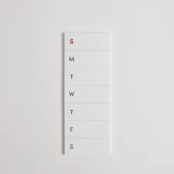 Slim Schedule Sticky Note v2