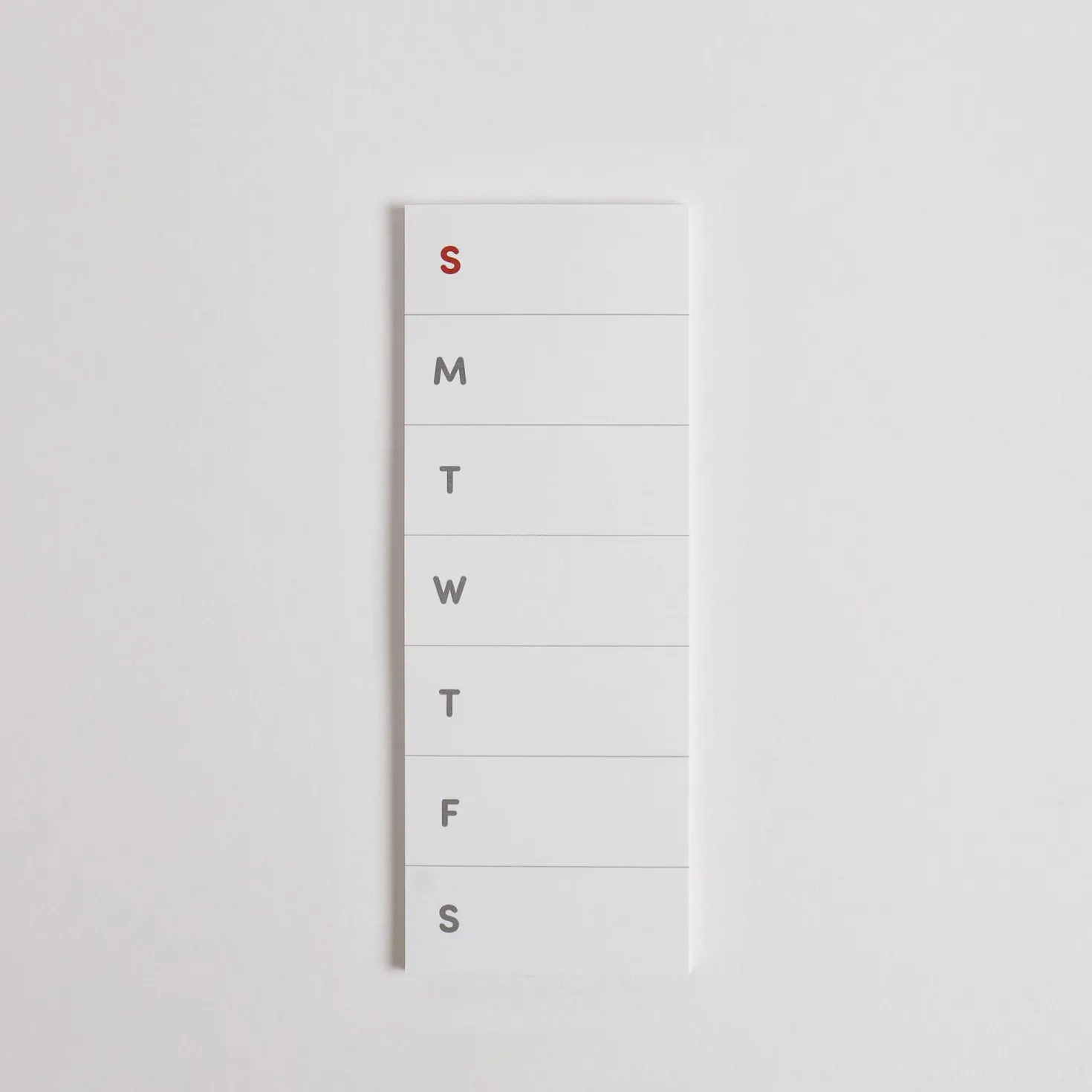 Slim Schedule Sticky Note v2