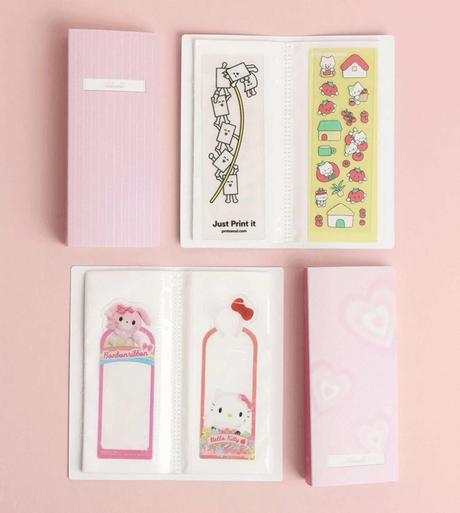 Small Adorable Kiss Cut Tape Binder