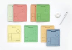 Small Colorful Archiving Pocket Holder