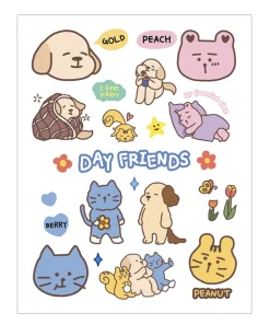 Small Friends UV Deco Sticker
