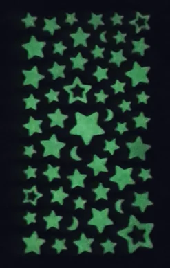 Small Star Glow in the Dark Sticker