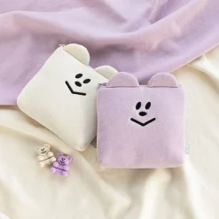 Smile Bear Cushion Pad Pouch