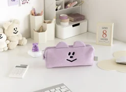 Smile Bear Cushion Pencil Pouch