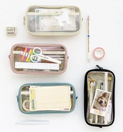 Smile Window Flat Pen Pouch