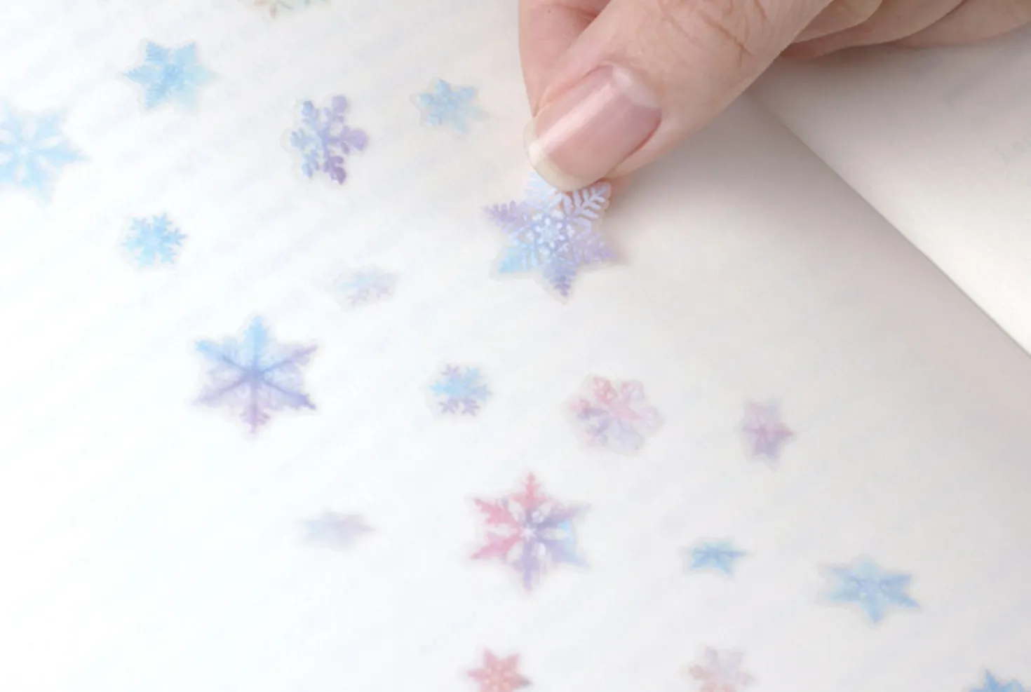 Snowflake Nature Sticker