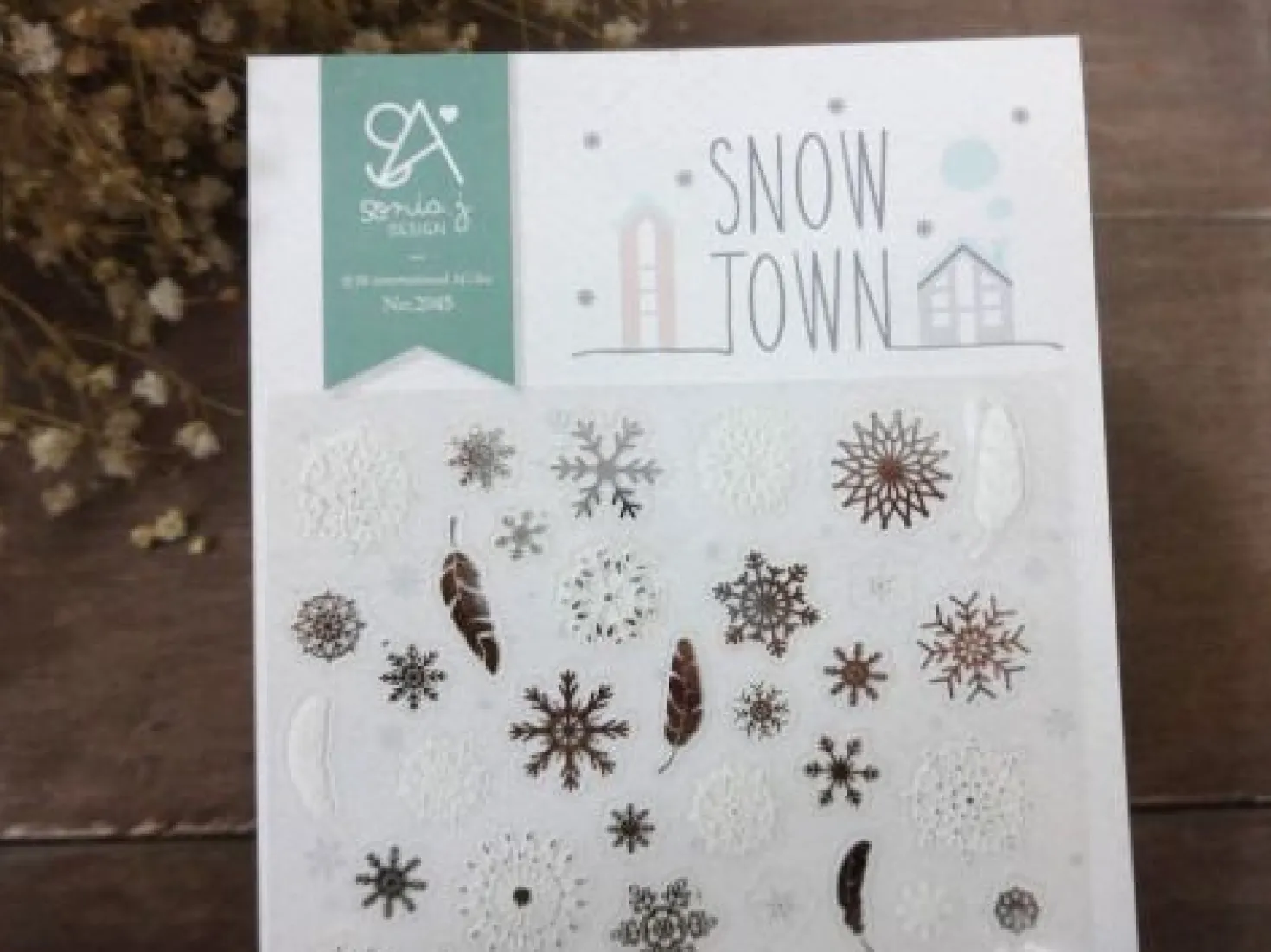 Snow Town Deco Sticker