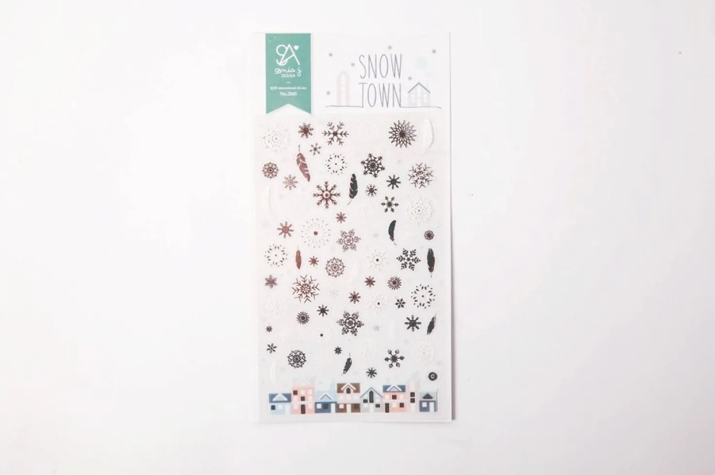 Snow Town Deco Sticker