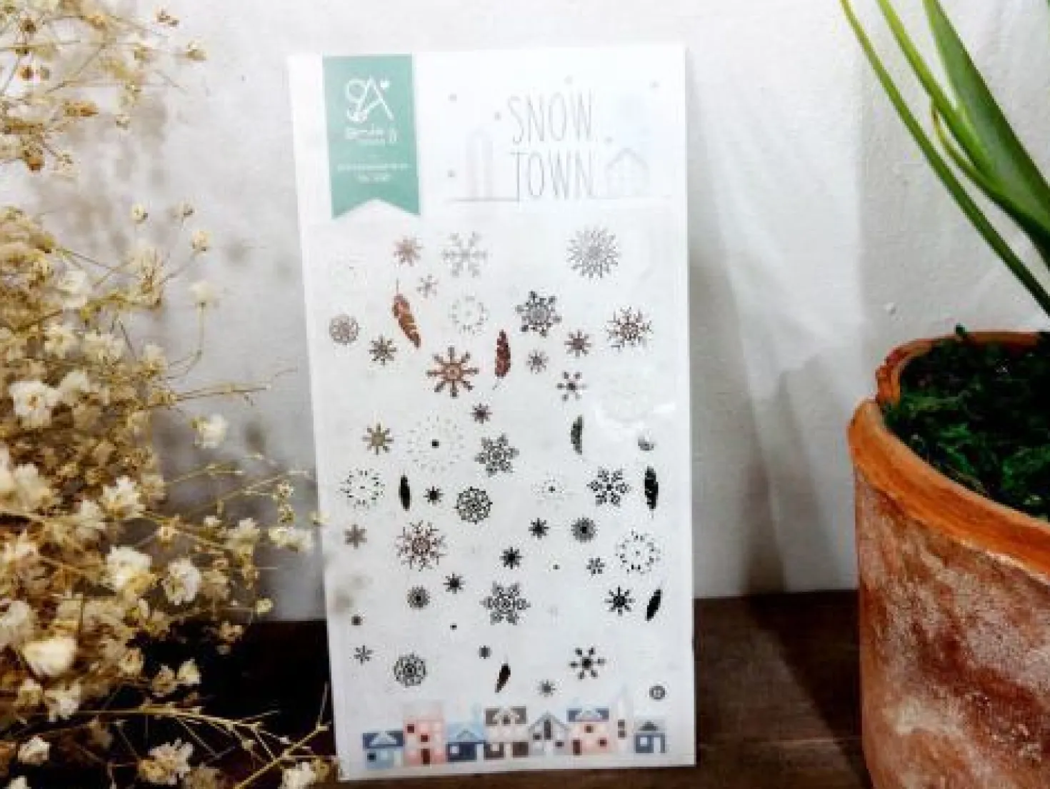Snow Town Deco Sticker