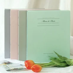 Solid Pastel Binder Photo Album