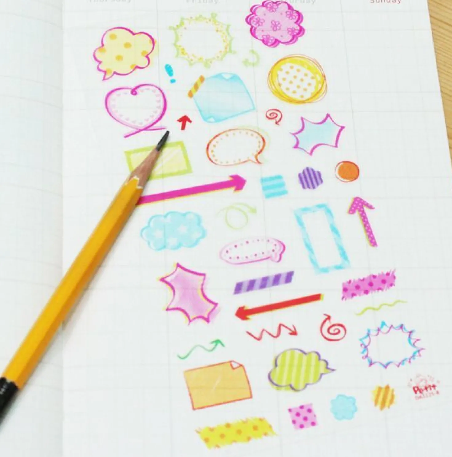 Speech Bubble Highlight Sticker Set