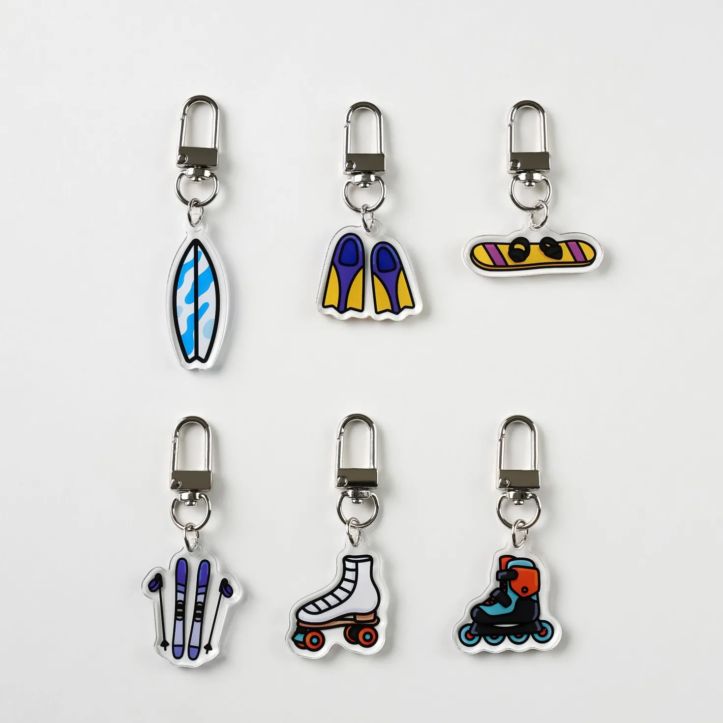 Sports Acrylic Key Ring v2