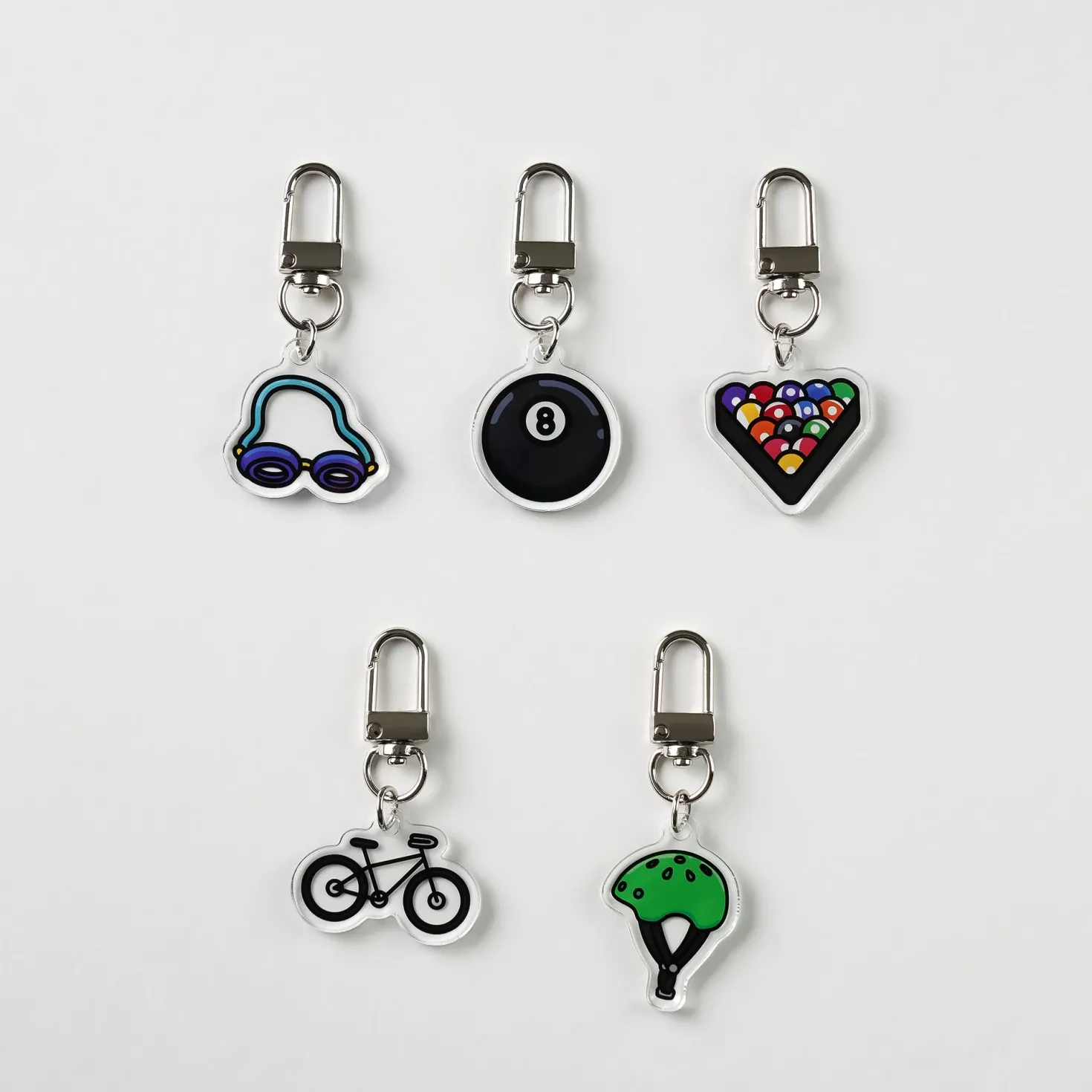 Sports Acrylic Key Ring v2