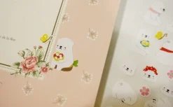 Spring Cozy Bear Deco Sticker