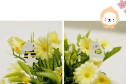 Spring Cozy Bear Deco Sticker