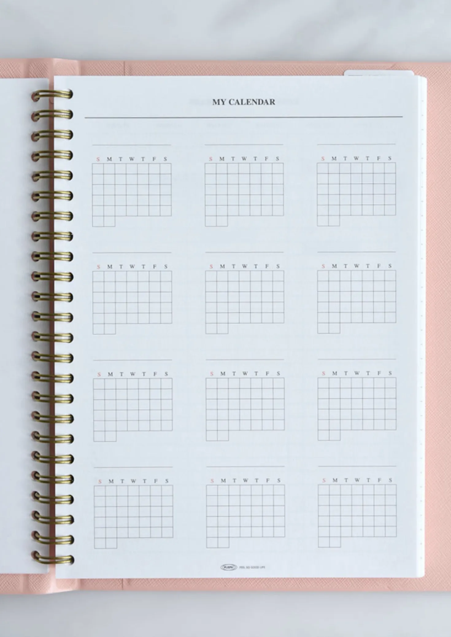 Spring Gentle Slim Fit Planner