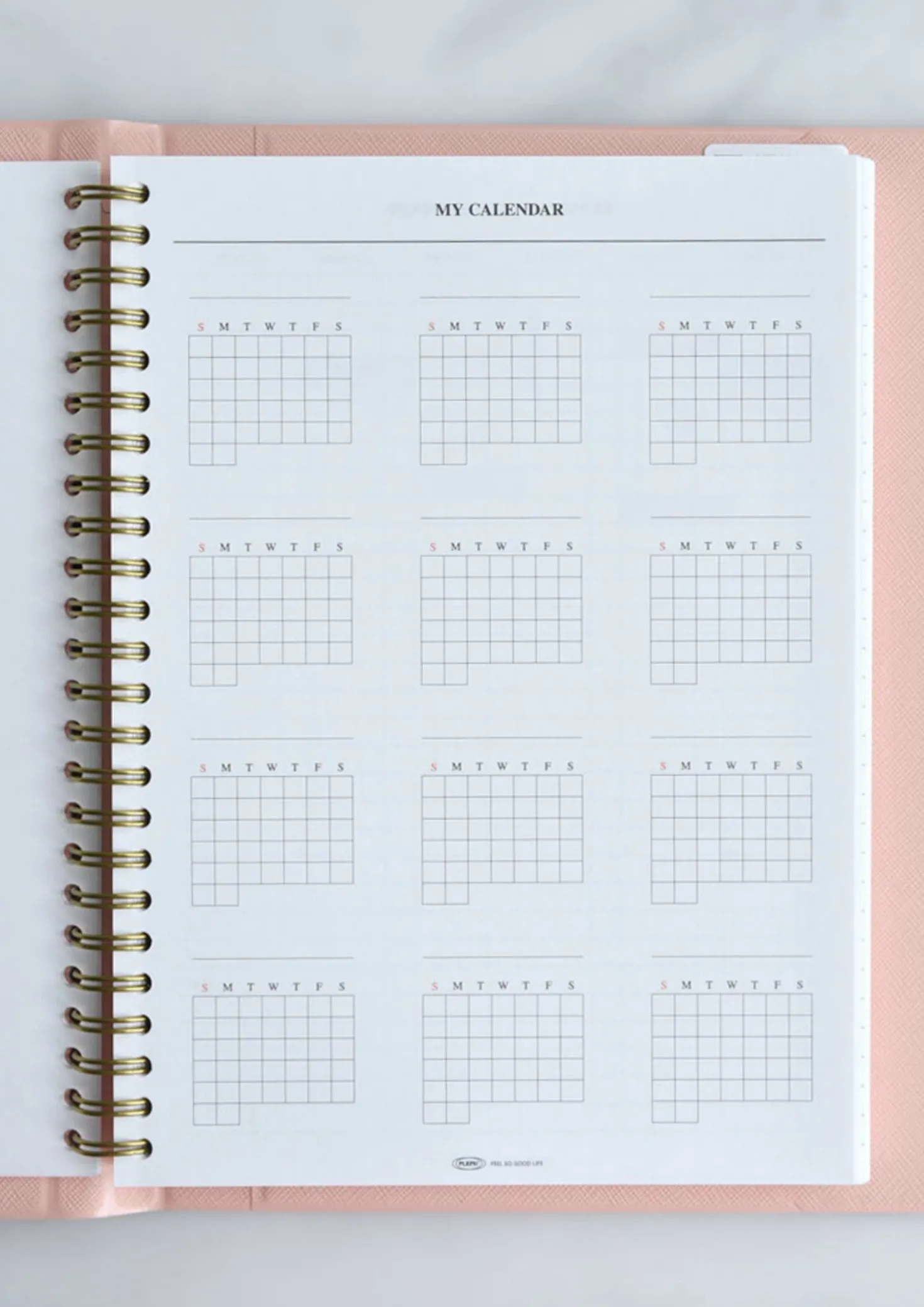 Spring Gentle Slim Fit Planner