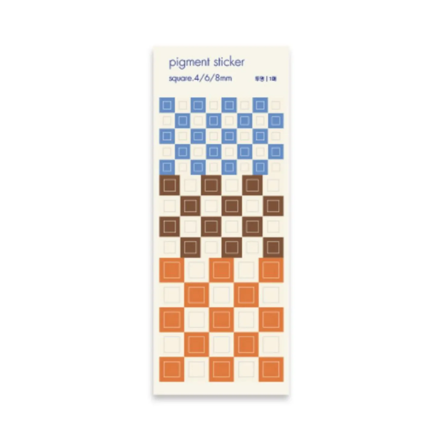 Square Pigment See-through Sticker