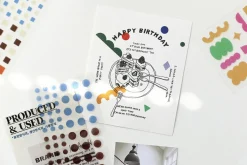 Square Pigment See-through Sticker