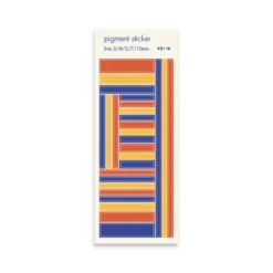 Square Pigment See-through Sticker