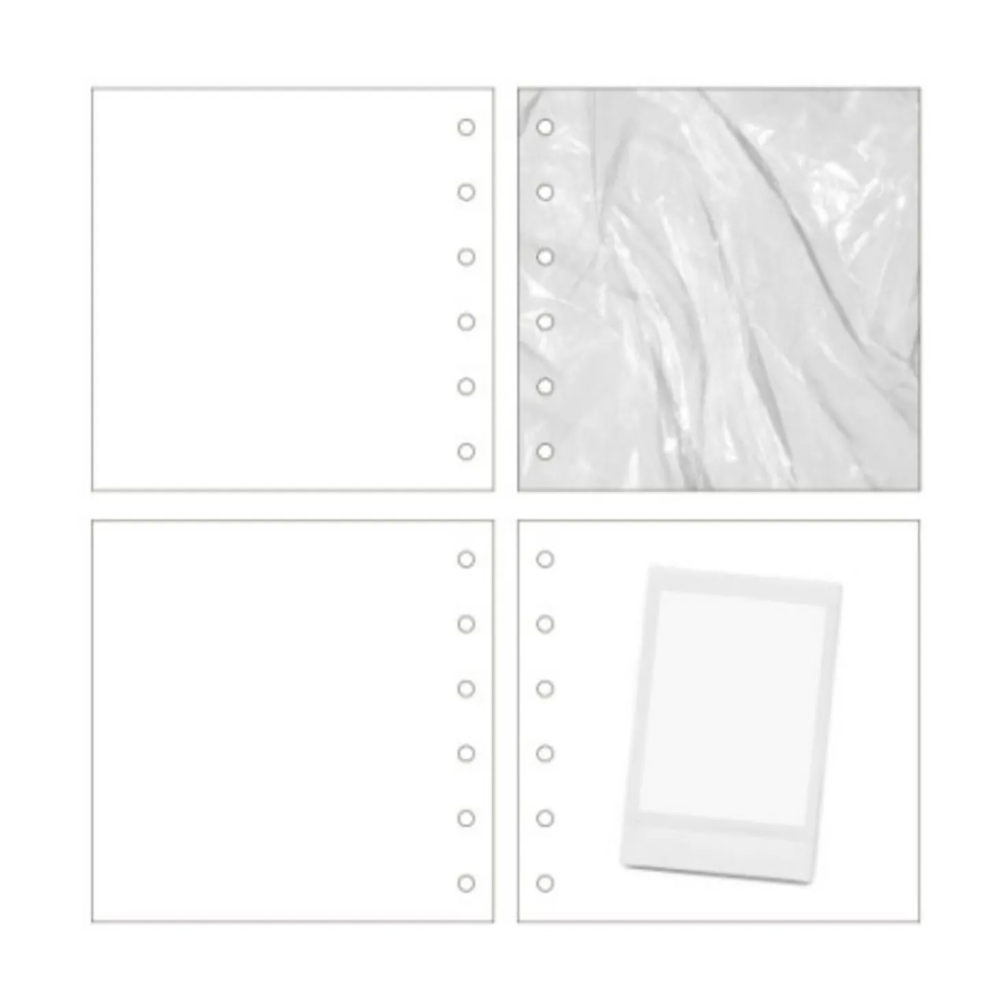 Square 6 Ring A7 Note Refill