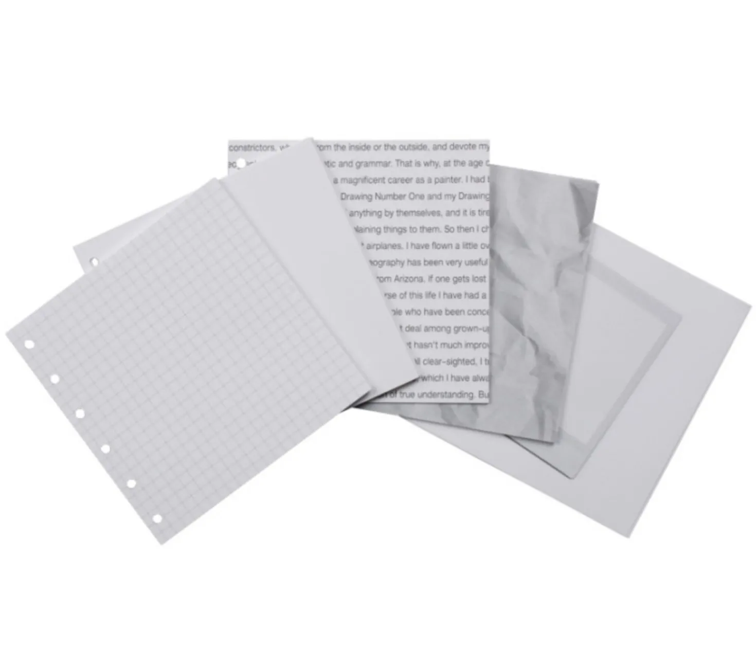 Square 6 Ring A7 Note Refill