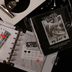 Square 6 Ring A7 PVC Binder
