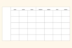 Square Semi Year Journal Planner