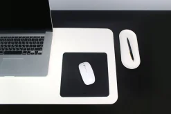 Square Vegan Leather Mouse Pad