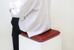 Square Vegan Leather Sitting Cushion