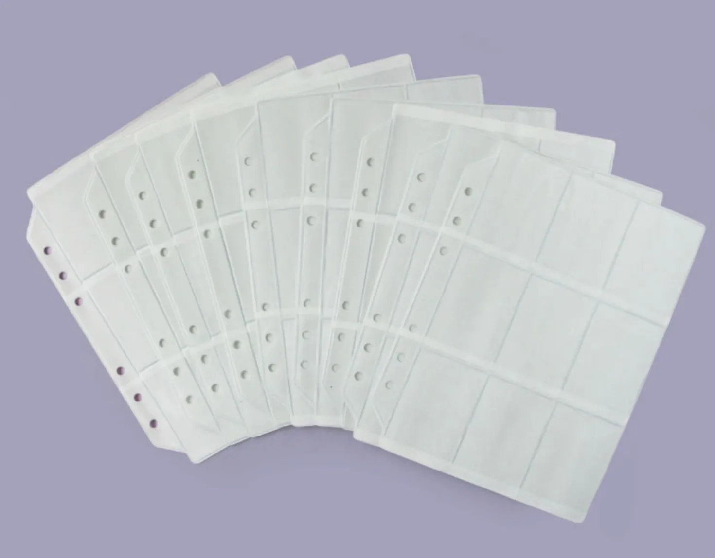 Stamp Collecting 6 Ring A6 Wide Pocket Refill