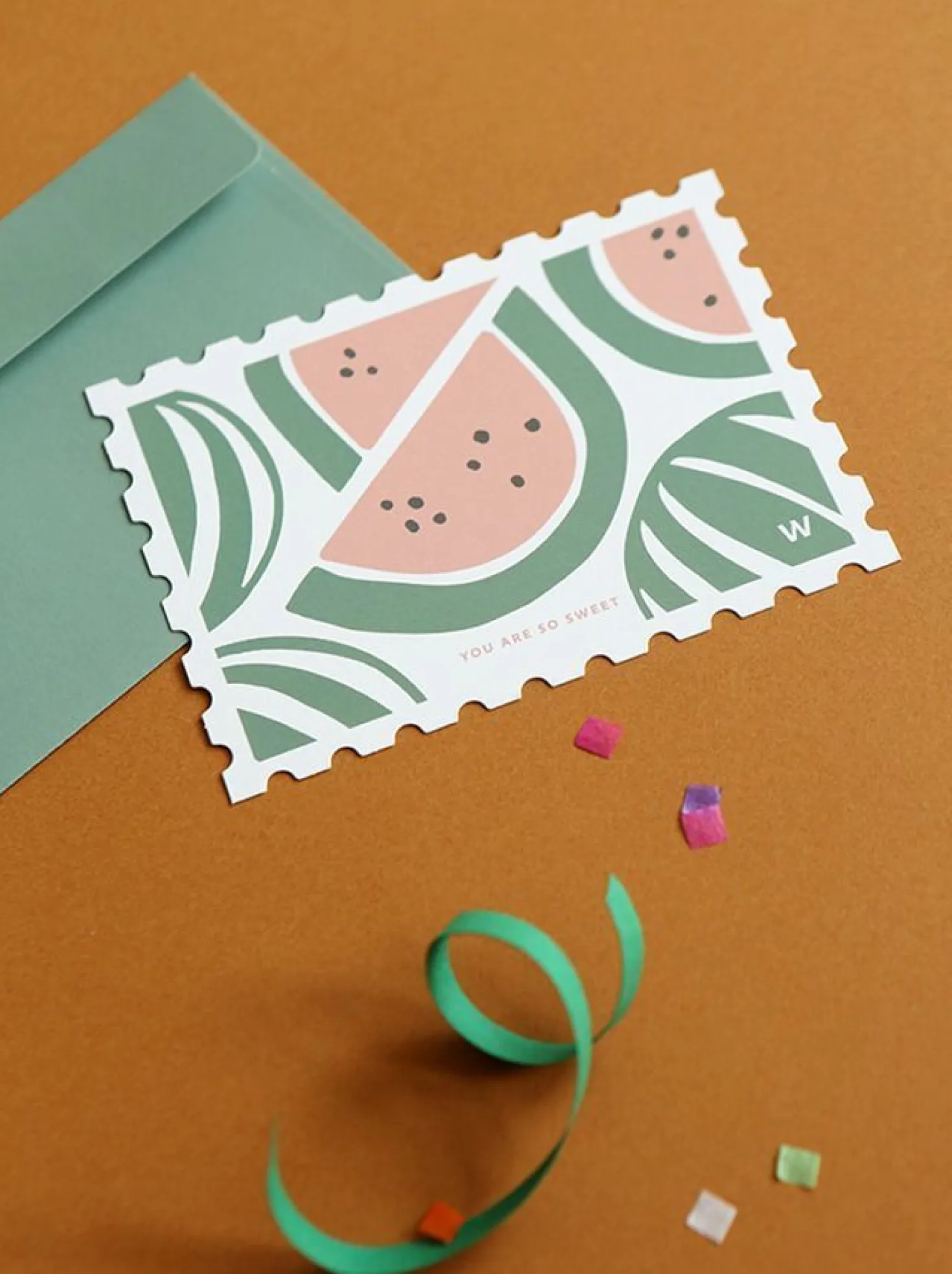 Stamp Message Card